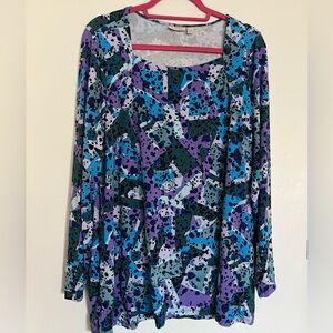 LOGO by Lori Goldstein Top W/Pockets